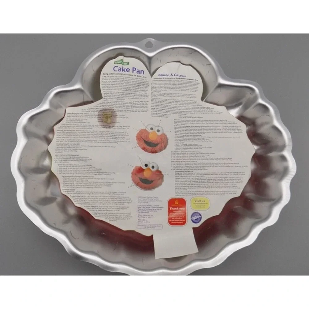 Wilton Elmo Cake Pan Sesame Street 2002 2105-3461 With Insert Vintage